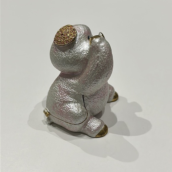 Vintage Jeweled Pig Trinket Box DZ Collectable Beautiful Dazzler Collection - Picture 6 of 12